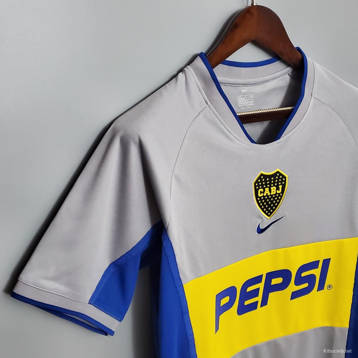 Retro Boca Juniors 99/00 home Soccer Jersey - Kitsociety