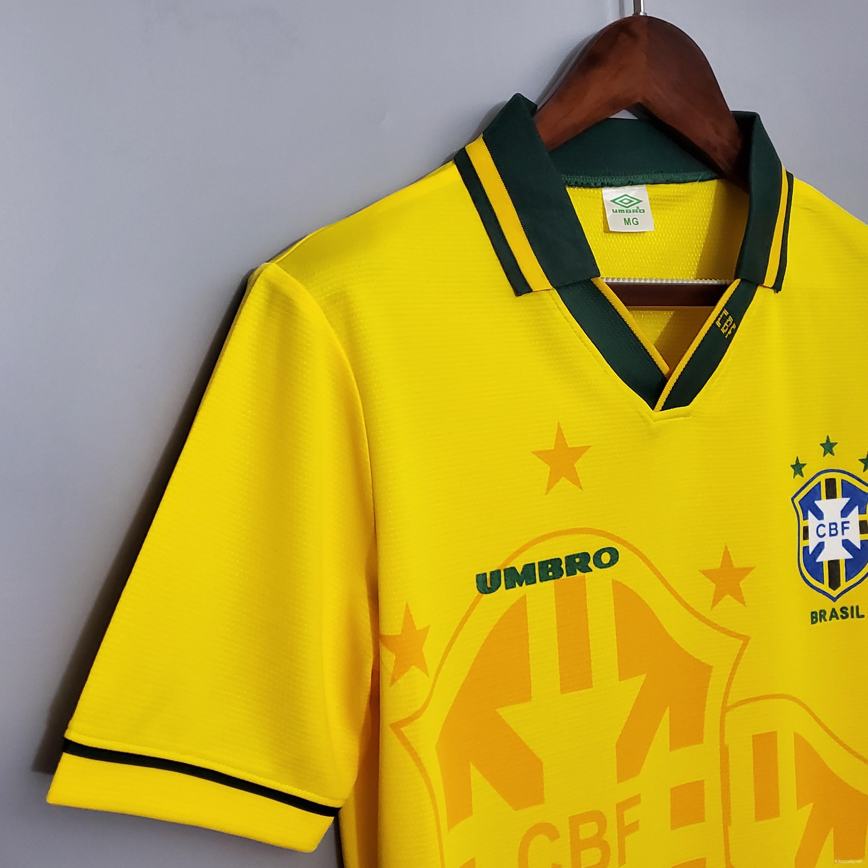 Retro 1998 Brazilian Goalkeeper Jersey - Kitsociety