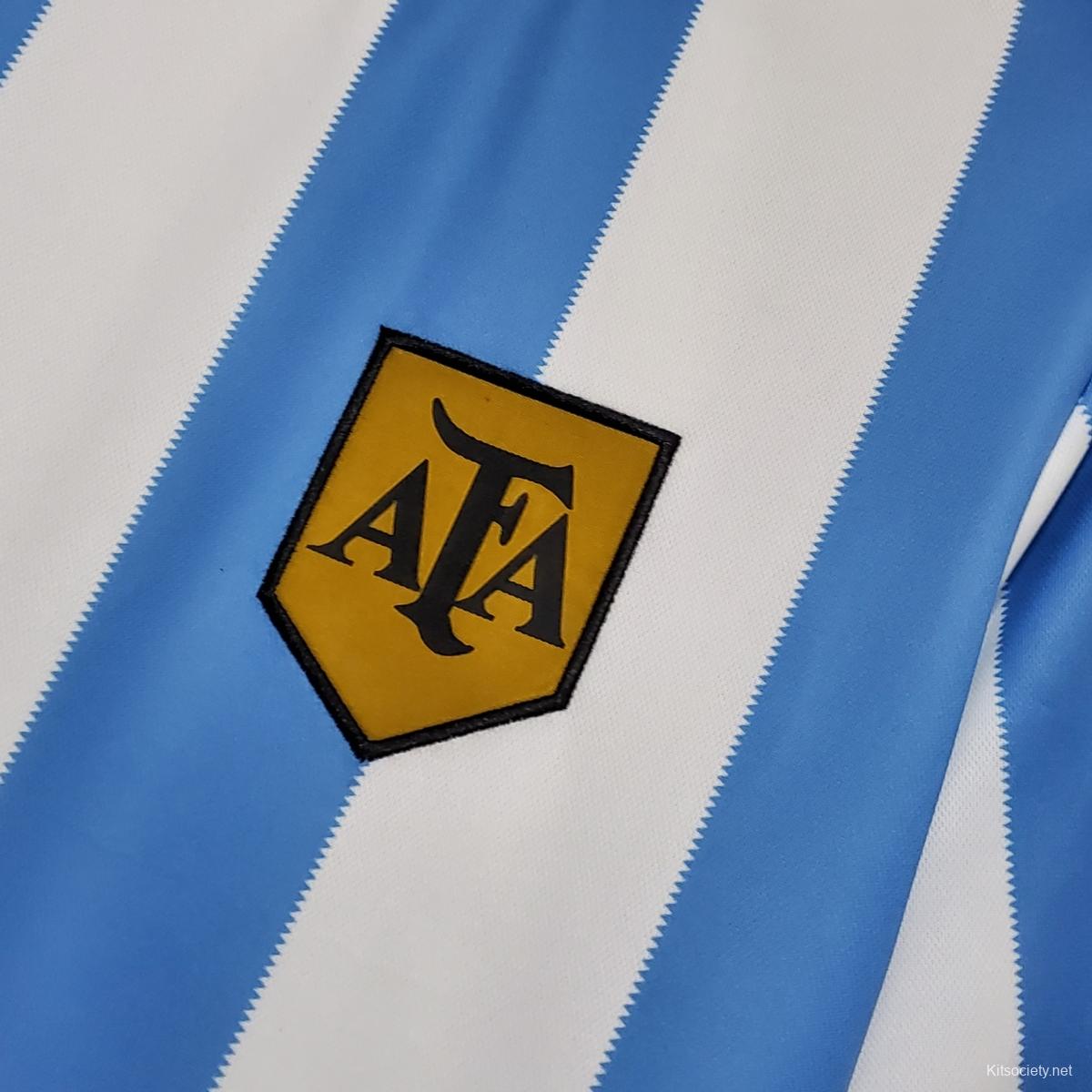 Retro 1996 Argentina Home Jersey - Kitsociety