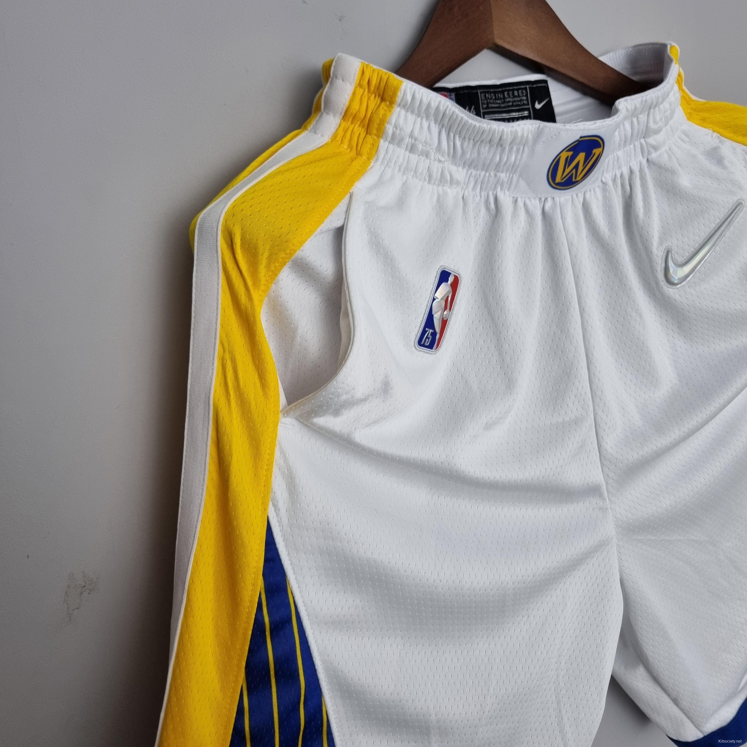 golden state jersey and shorts
