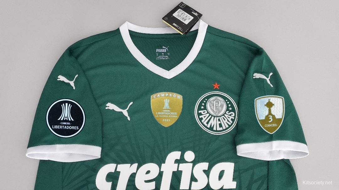 Palmeiras Home w/ Sponsors Soccer Football Shirt Jersey - 2022