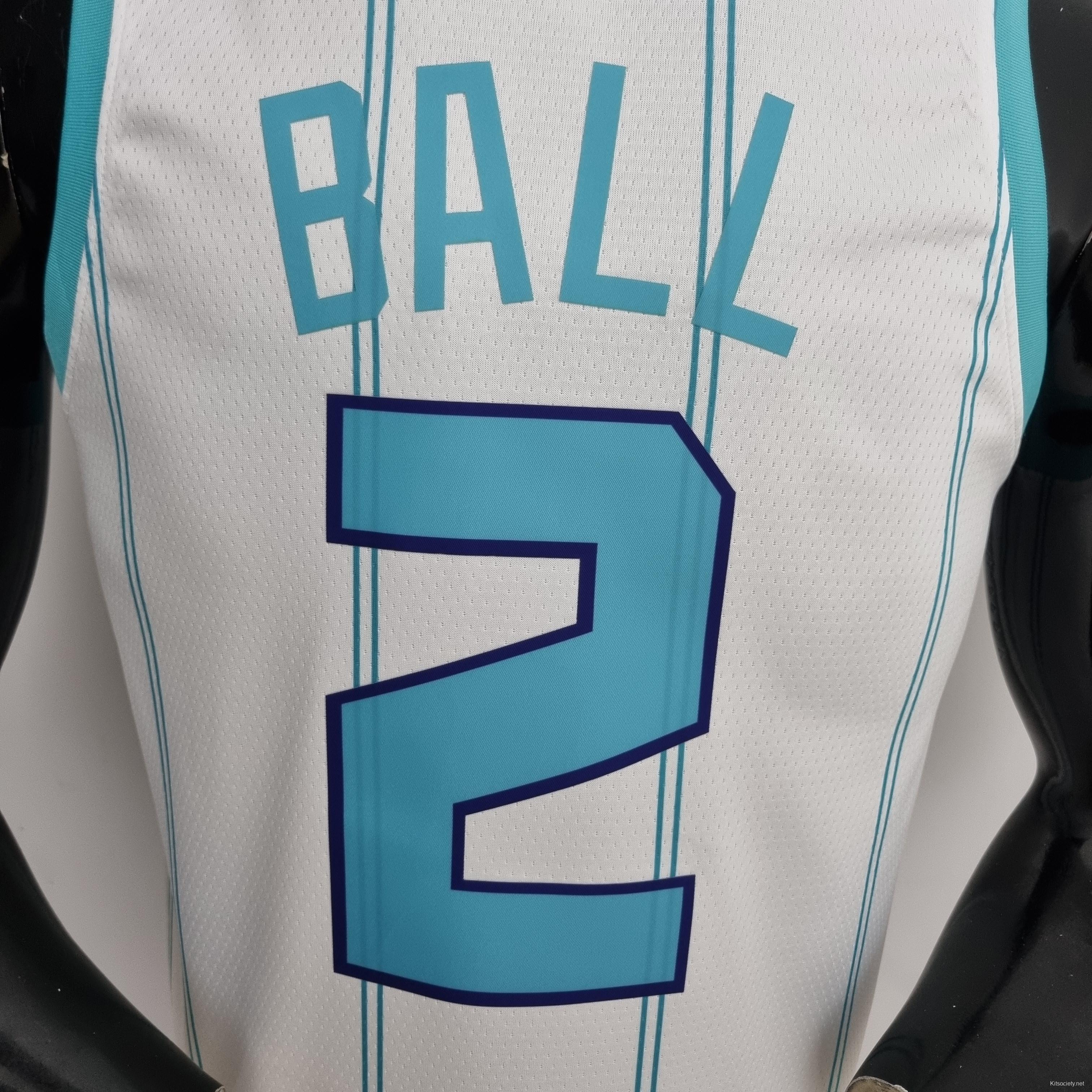 2021 Charlotte Hornets #2 LaMelo Ball White Jersey