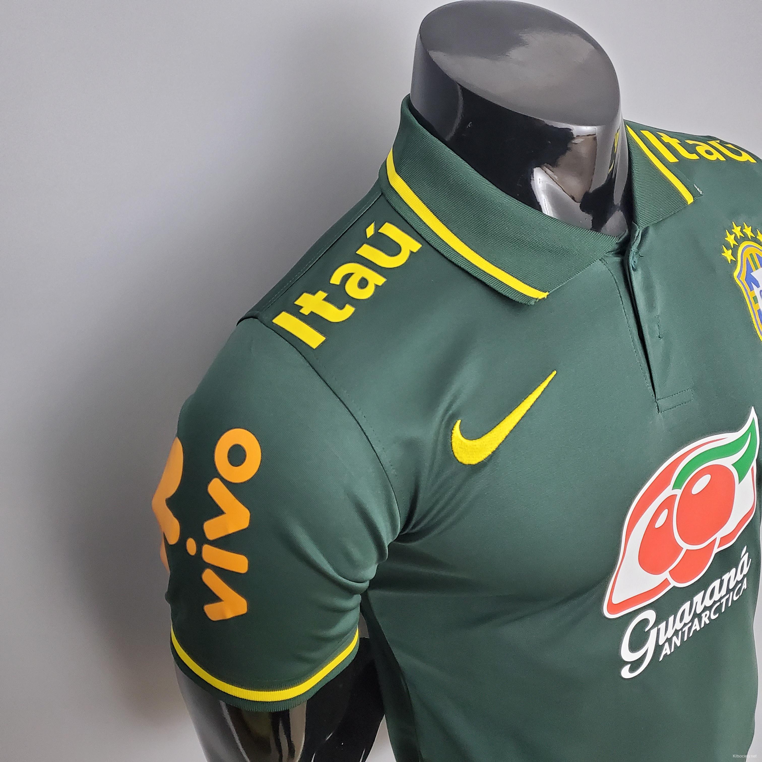 2022 POLO Brazil Pre-match Dark Green - Kitsociety