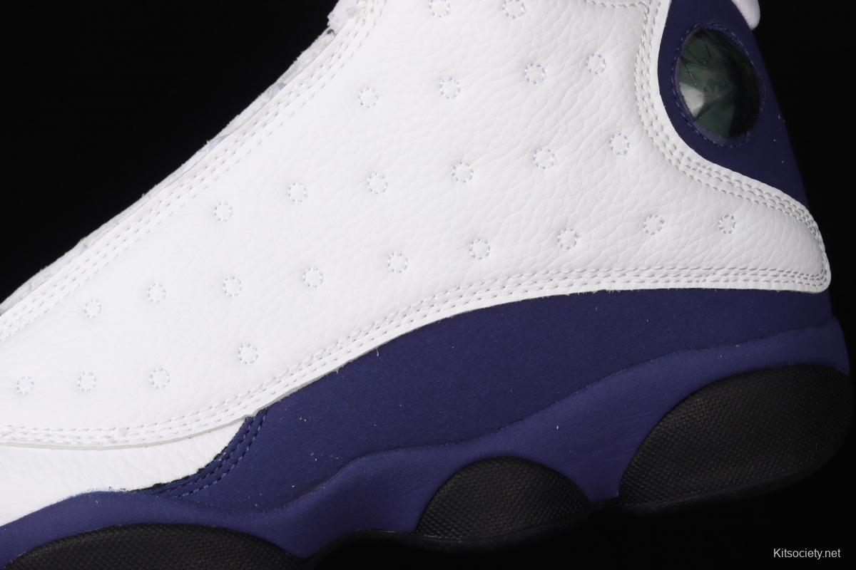 Air Jordan 13 Retro 3 White and purple 414571-105 - Kitsociety