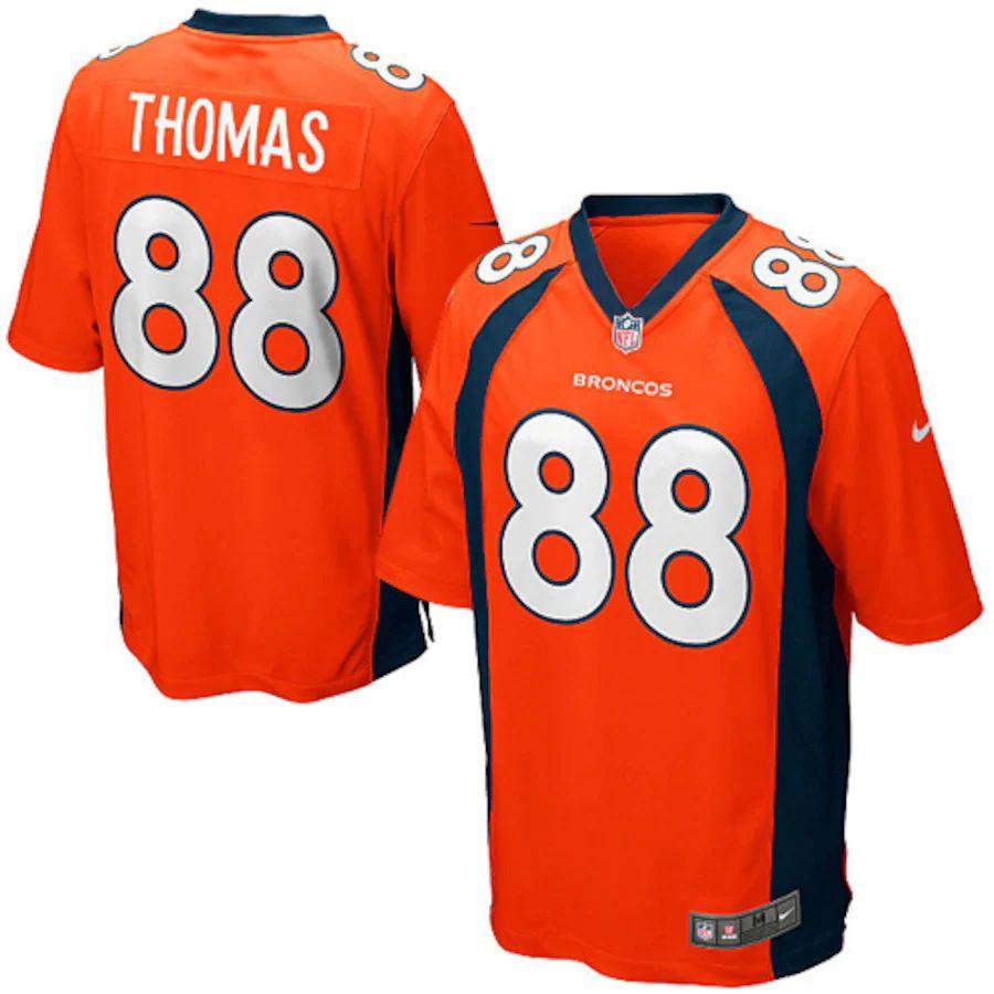 Women's Demaryius Thomas Orange Player Limited Team Jersey - Kitsociety