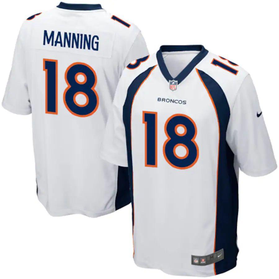 Peyton Manning Limited NO.18 Blue Youth's Broncos Jersey