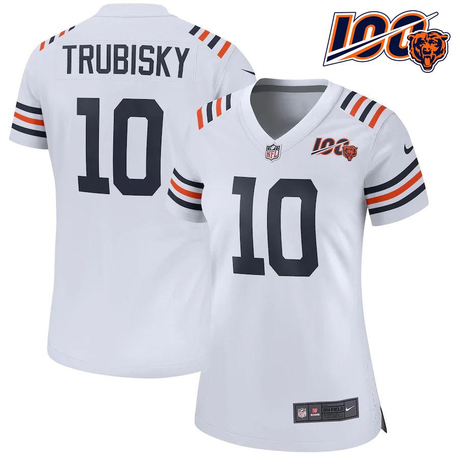 Men's Mitchell Trubisky Orange Alternate Player Limited Team Jersey -  Kitsociety