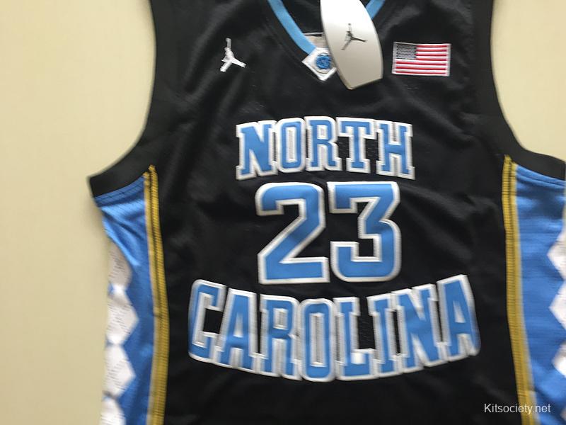 Michael Jordan 23 North Carolina College Basketball Jersey With AJ