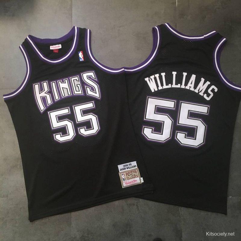 Mens Mitchell & Ness NBA Jason Williams 1998-99 Sacramento Kings Alternate Authentic Jersey - 2XL