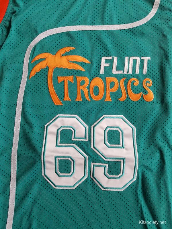 Downtown Funky Stuff Malone Flint Tropics Semi Pro Team Basketball Jersey  New - Kitsociety