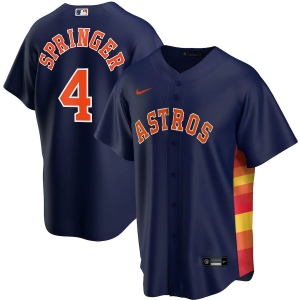 Men's George Springer Houston Astros Authentic Gray Road Jersey