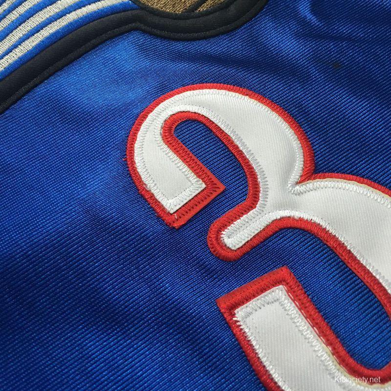 Allen Iverson Blue #4 USA Throwback Basketball Jersey