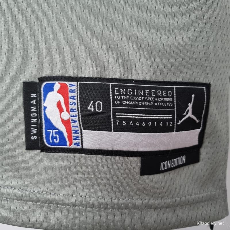NBA 75th Anniversary Simmons #10 Nets White Jersey - Kitsociety