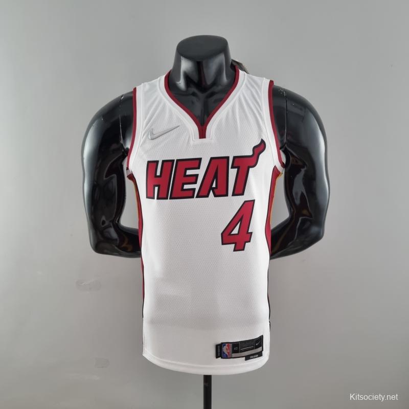 75th Anniversary Miami Heat BUTLER#22 White NBA Jersey - Kitsociety