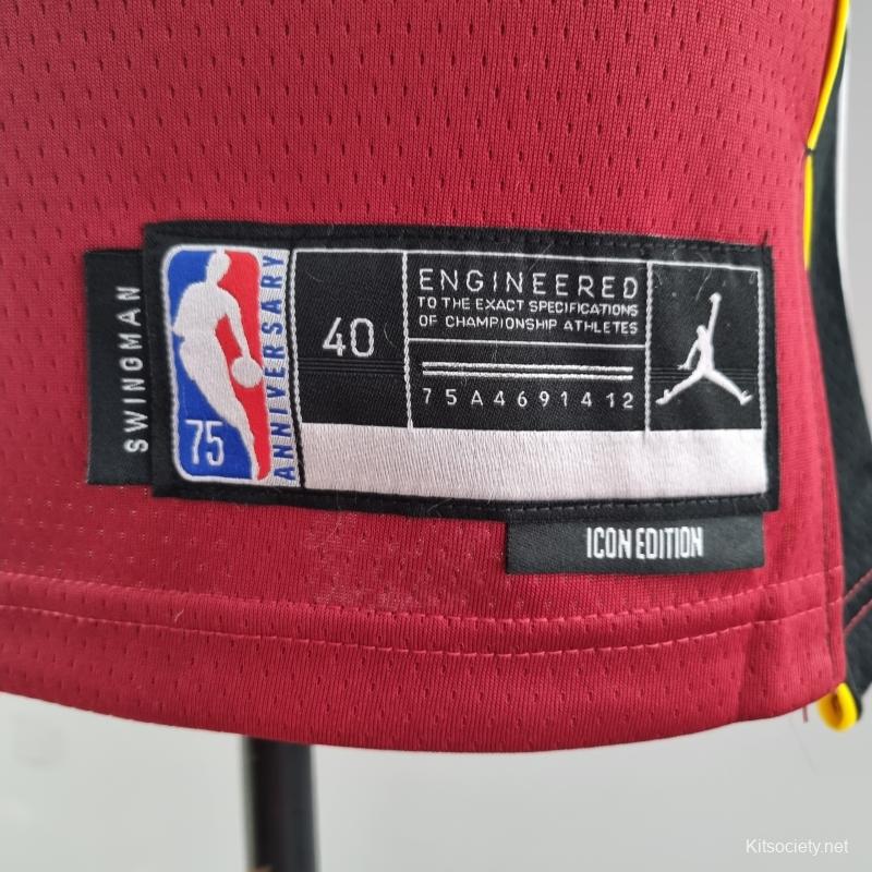 75th Anniversary Miami Heat Jordan ADO#13 Burgundy NBA Jersey -  Kitsociety