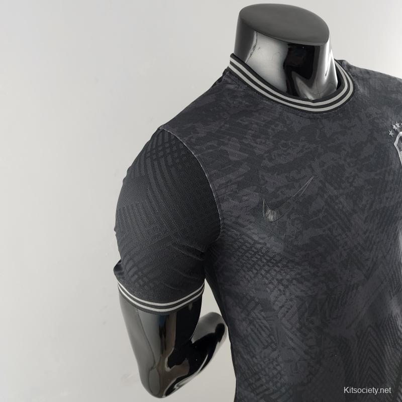 Player Version 2023 Brazil Black Goalkeeper Jersey - Kitsociety