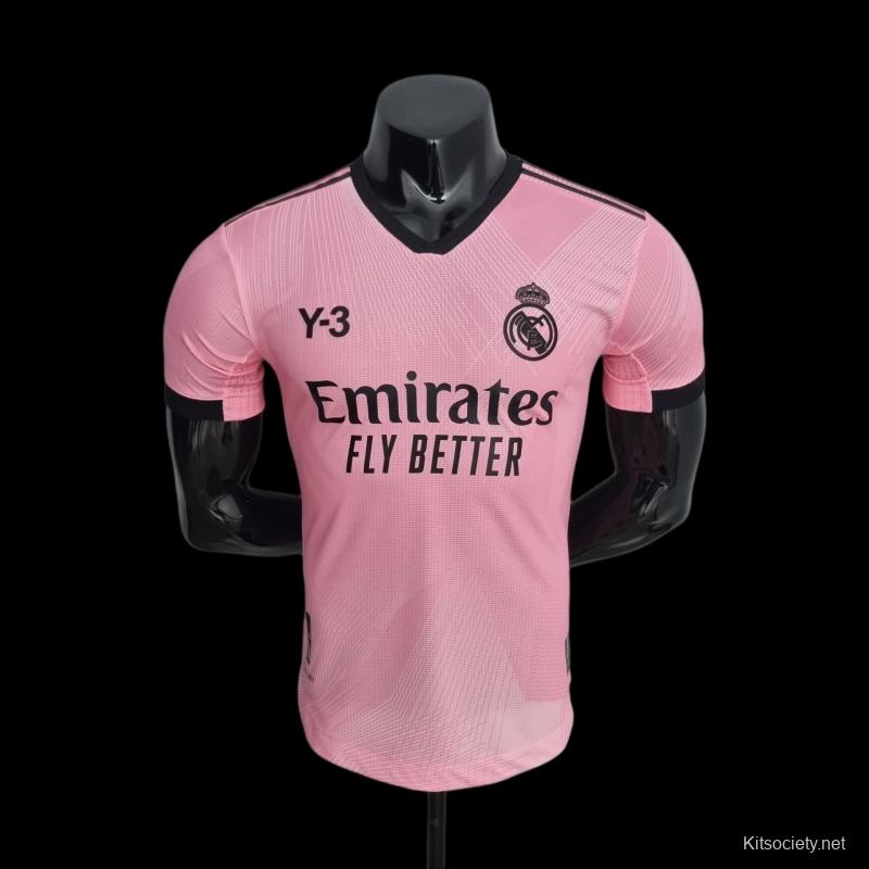 22-23 Real Madrid Y3 Edition Pink Player Jersey