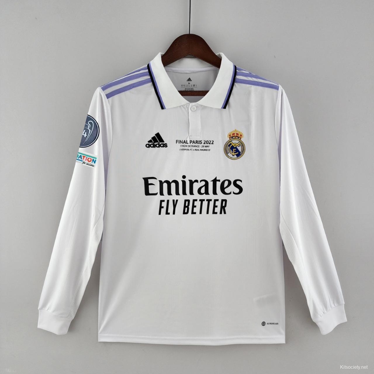 22/23 14 Champions Edition Real Madrid Home Soccer Jersey - Kitsociety