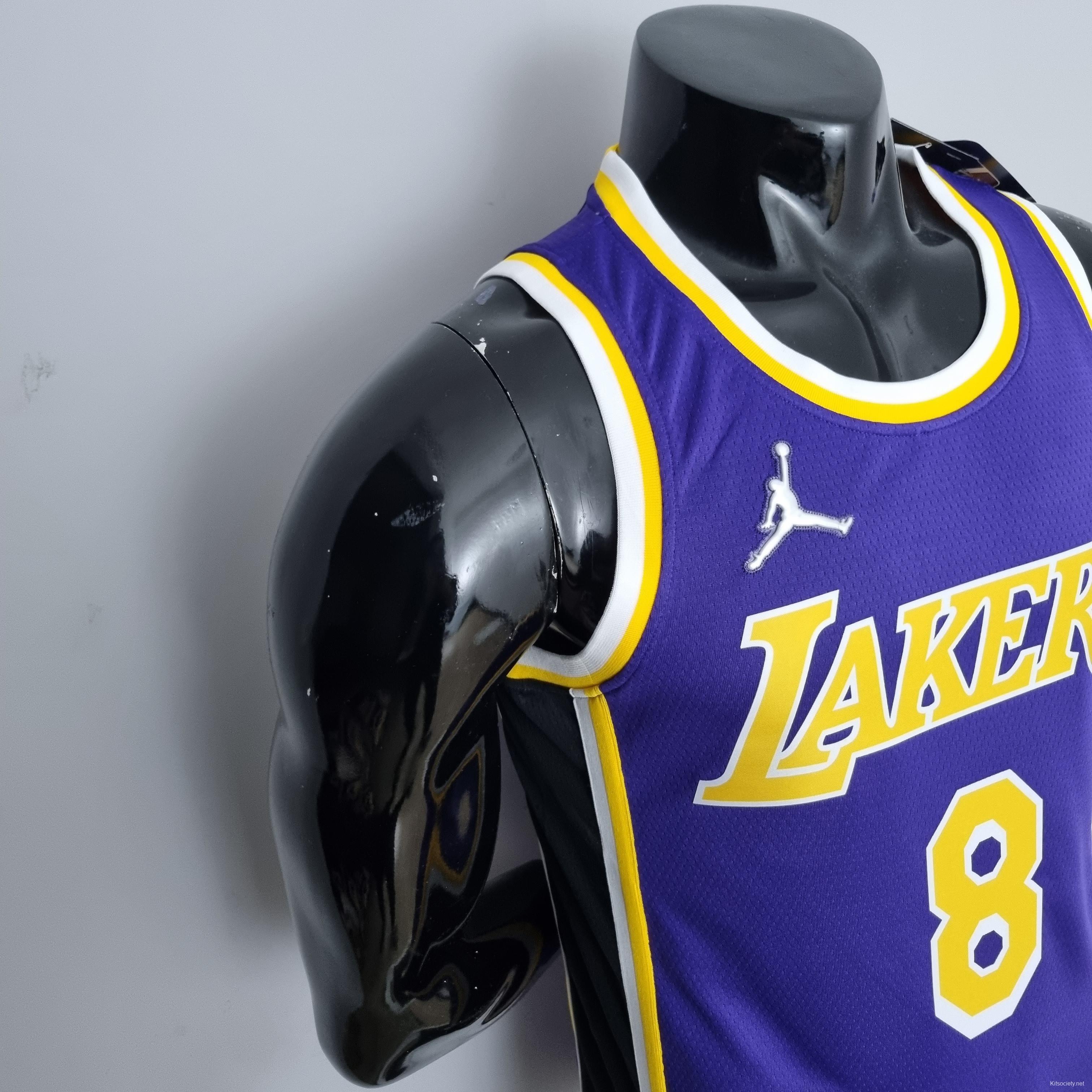 75th Anniversary Los Angeles Lakers Blue NBA Shorts - Kitsociety