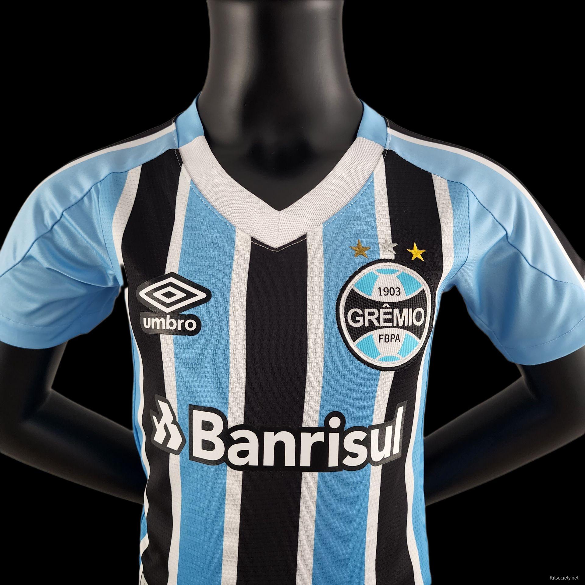 Gremio Soccer Jersey 22/23 Home Blue Soccer Shirt (Player Version)