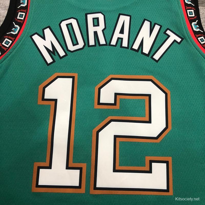 NBA Heat Pressed Men's Green Memphis Grizzlies #12 Ja Morant Basketball  Jersey - Kitsociety