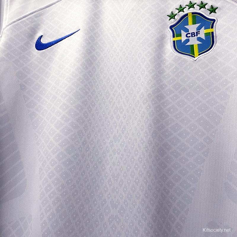 22/23 Brazil White Concept Jersey - Kitsociety