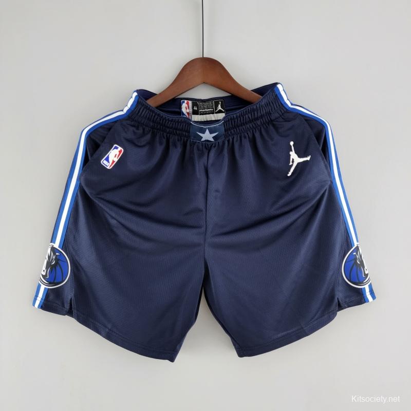 75th Anniversary Los Angeles Lakers Blue NBA Shorts - Kitsociety