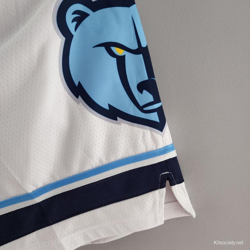 Memphis Grizzlies NBA Shorts White - Kitsociety