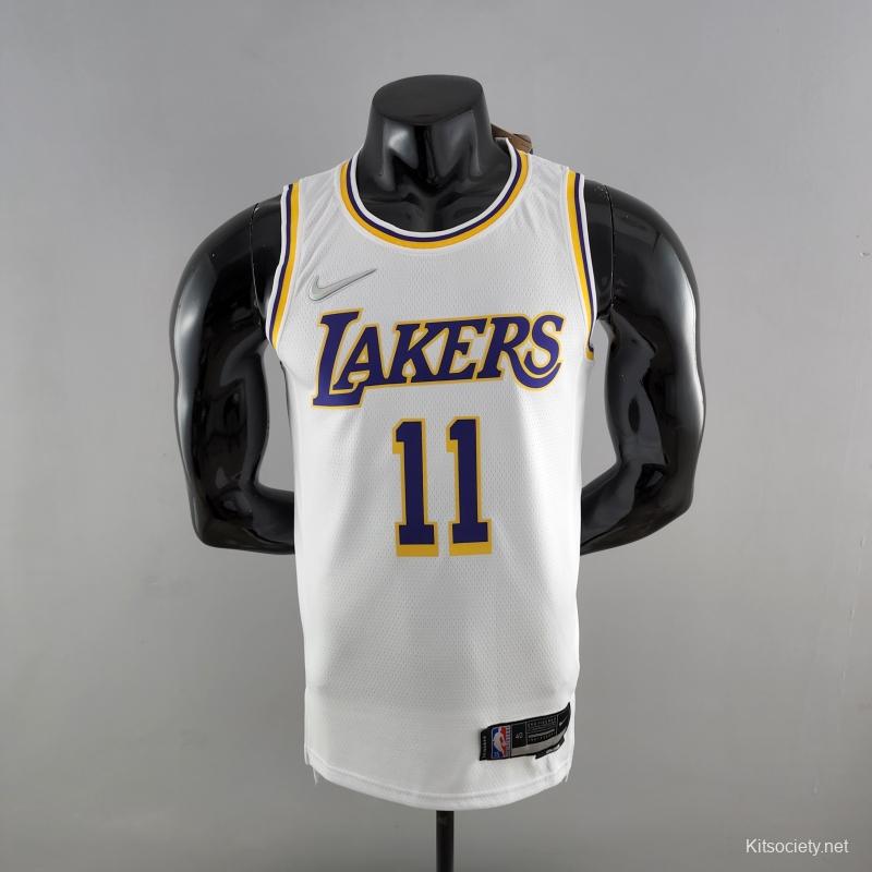 NBA Lakers 117 X-BOX Master chief Purple 75th Anniversary Men Jersey