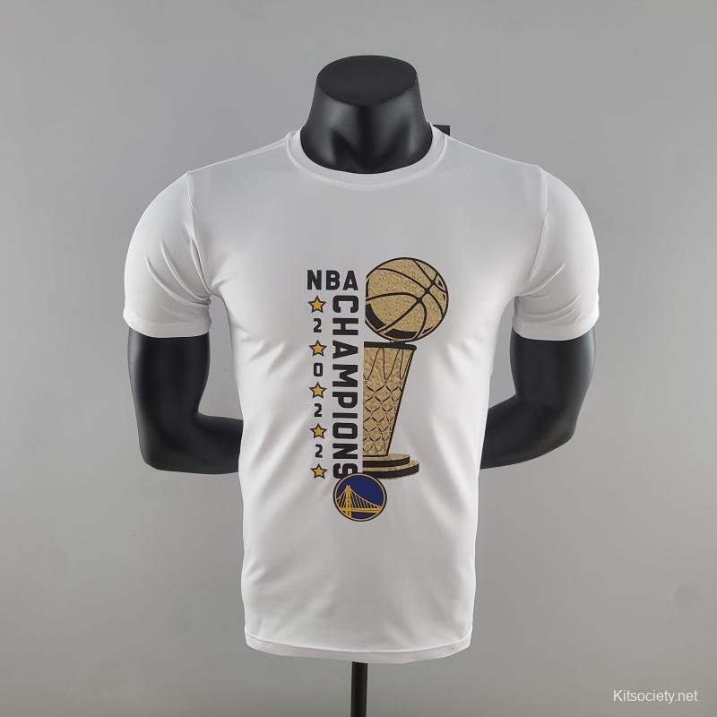 NBA Golden State Warriors Championships White T-shirts#K000183 - Kitsociety