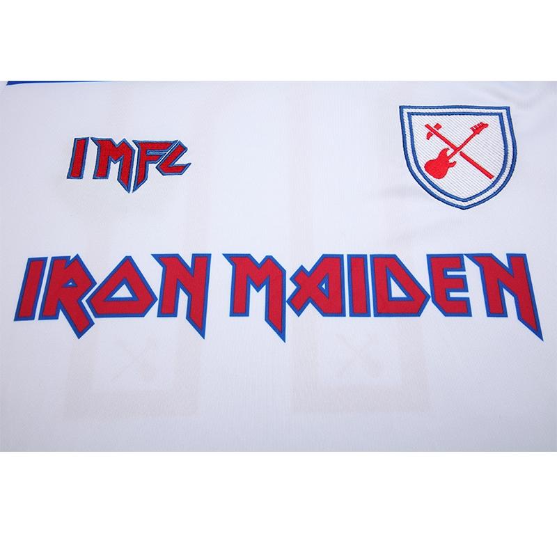 Retro 22/23 Iron Maiden X West Ham White Jersey - Kitsociety