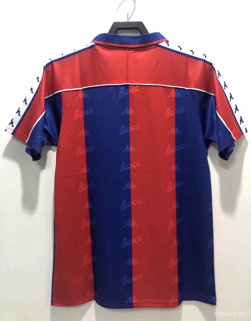 Retro 92/95 Barcelona Home Soccer Jersey - Kitsociety