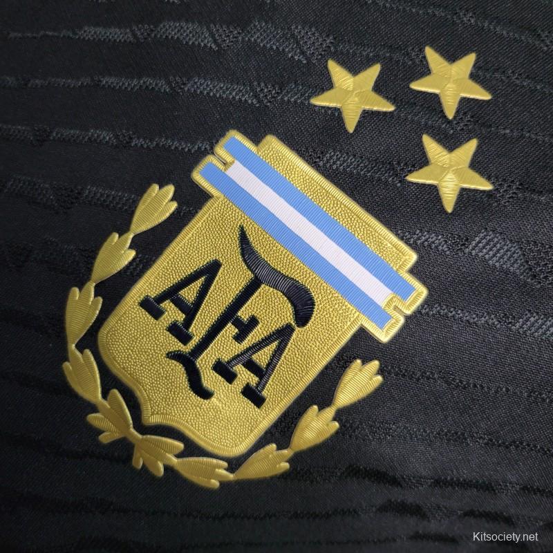 2023 Argentina Black Special Edition Player Version Jersey