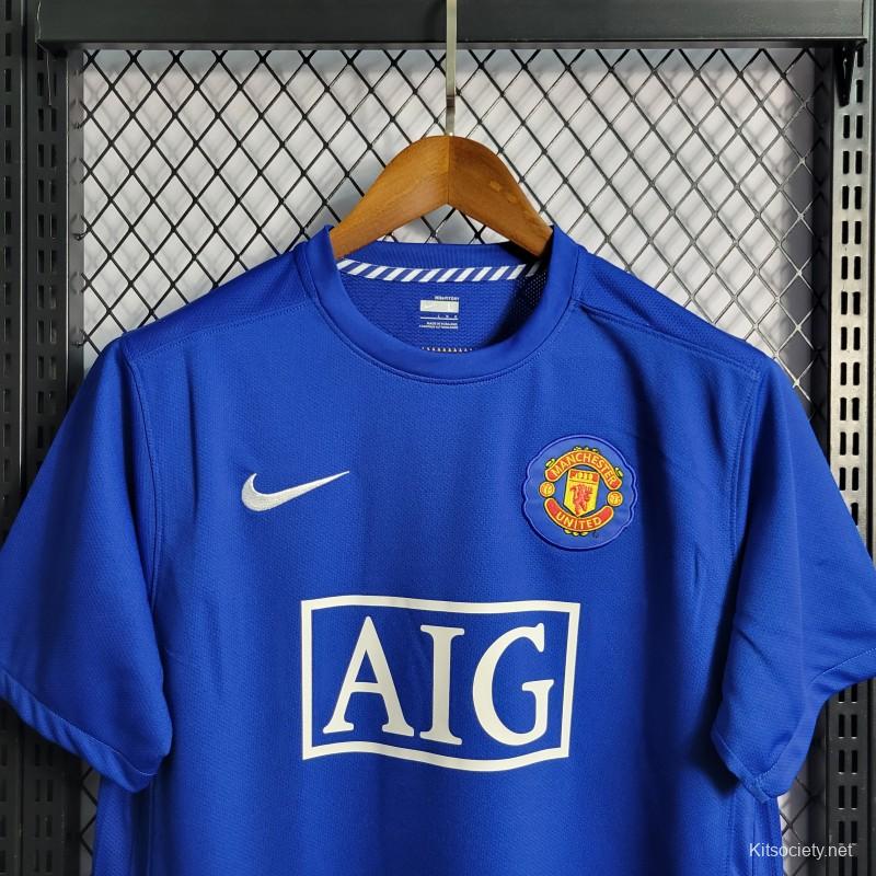 Manchester United Jersey Custom Third Away Soccer Jersey 2008/09