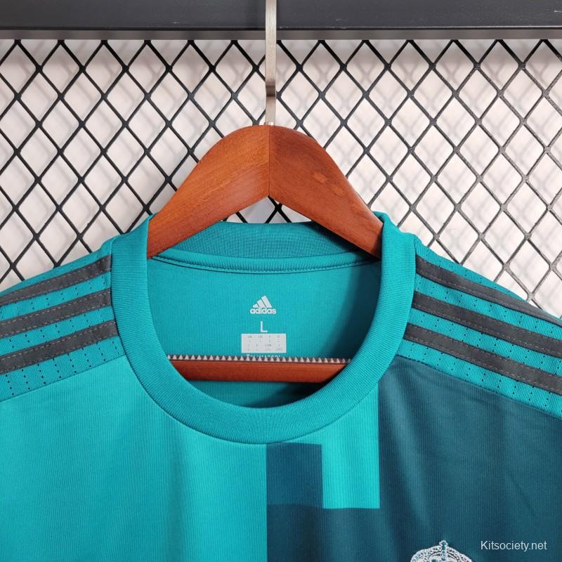 ADIDAS REAL MADRID 2018 3RD JERSEY teal blue