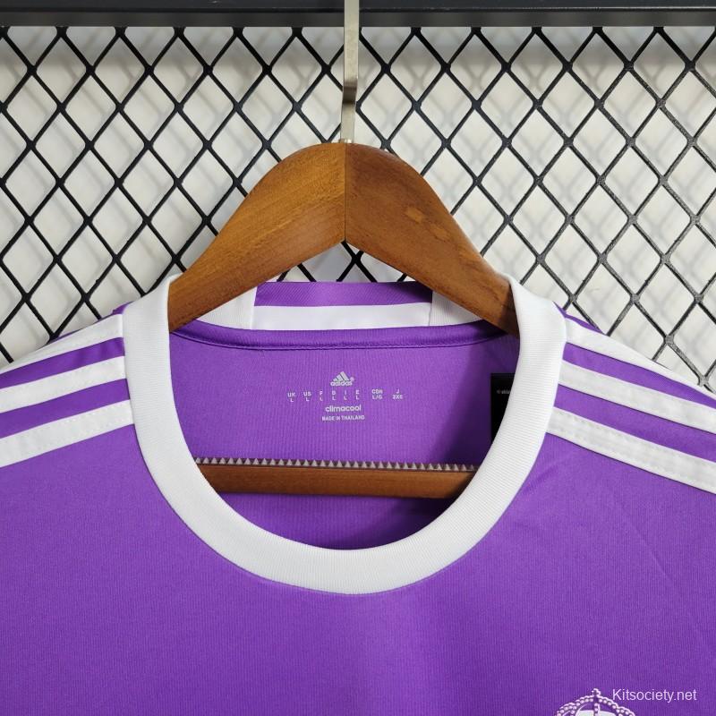 Retro Real Madrid 17/18 Away Purple Jersey - Kitsociety