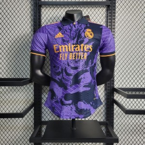 Retro Real Madrid 17/18 Away Purple Jersey - Kitsociety