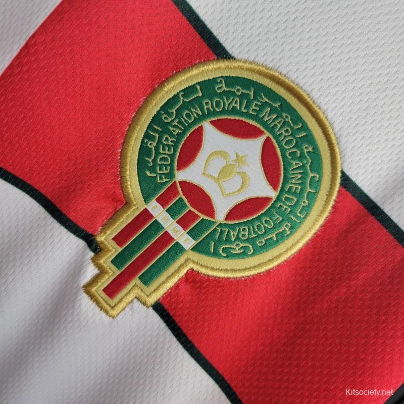 2022 Morocco Away Soccer Jersey - Kitsociety