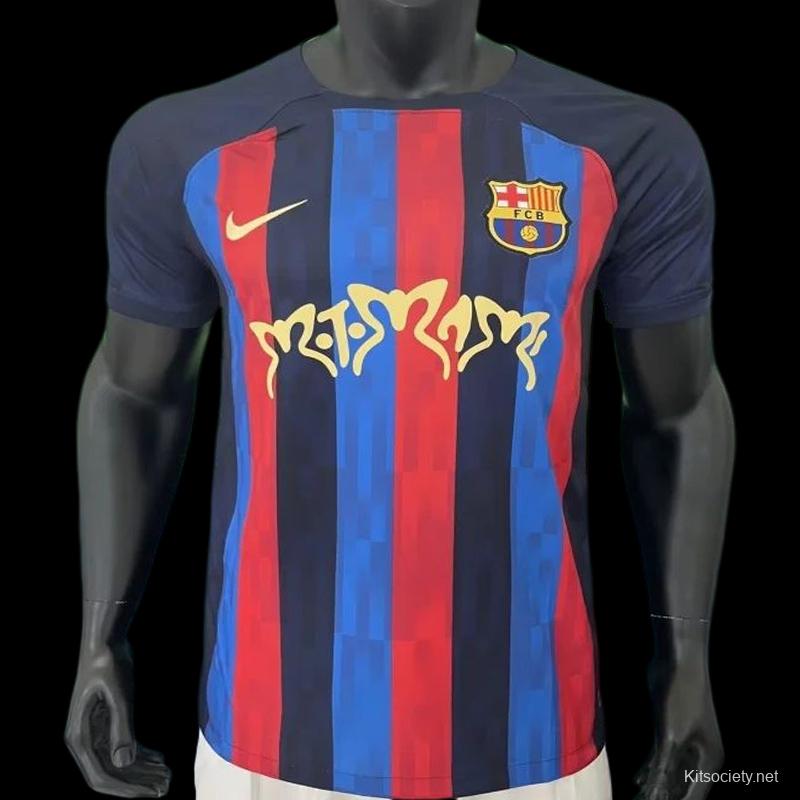 FC Barcelona 22-23 Rosalía Home Kit Edition Released - Debut in Él