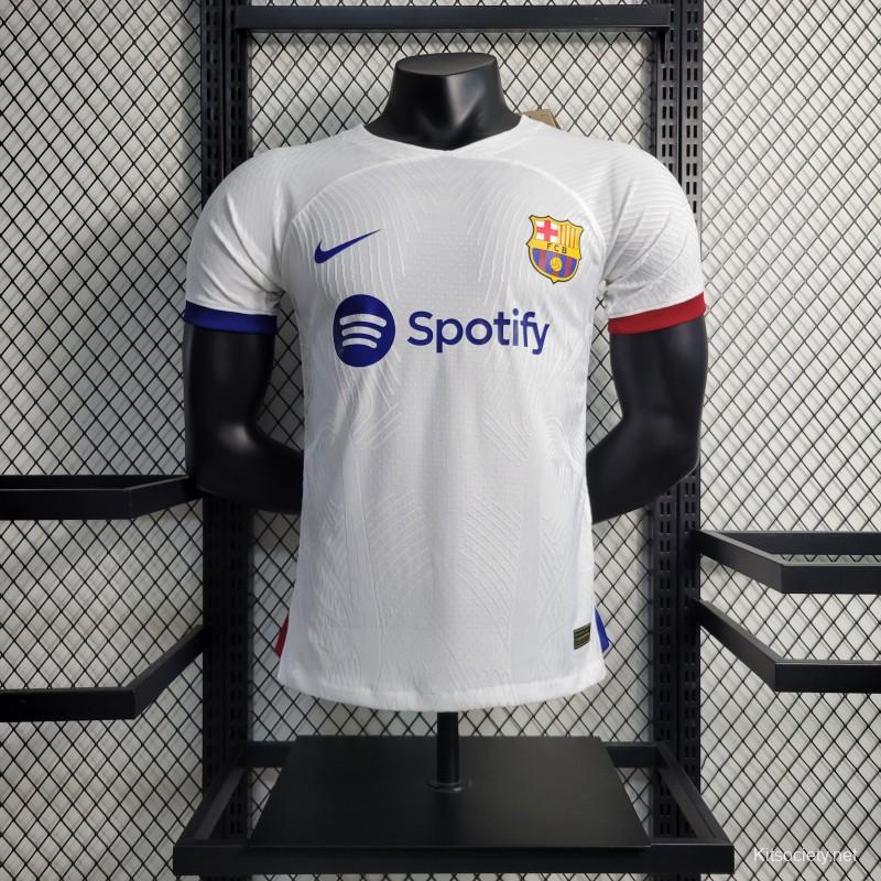 Nike FC Barcelona 23/24 Away Jersey Youth (White)