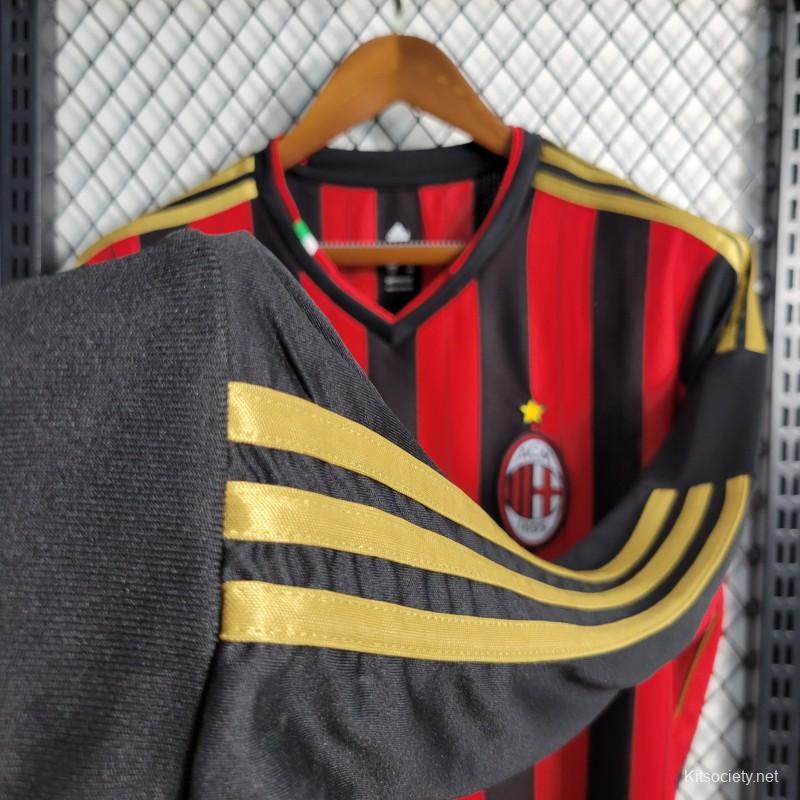 2013/14 AC Milan Home Jersey - Retro – Indiansoccermart