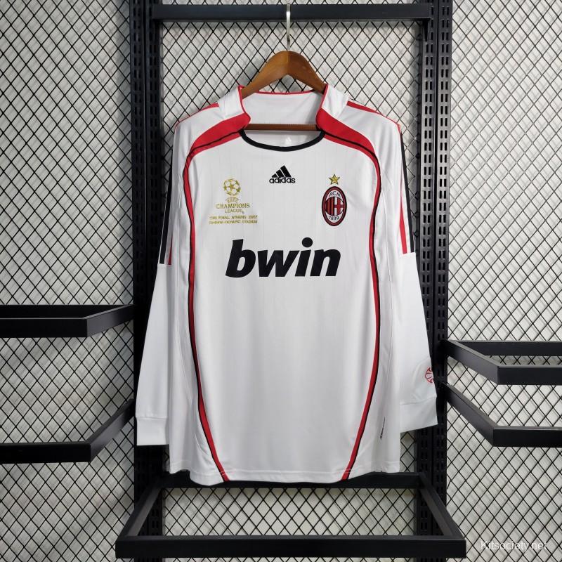 Manchester United 2006/07 Retro Long Sleeve Home Jersey