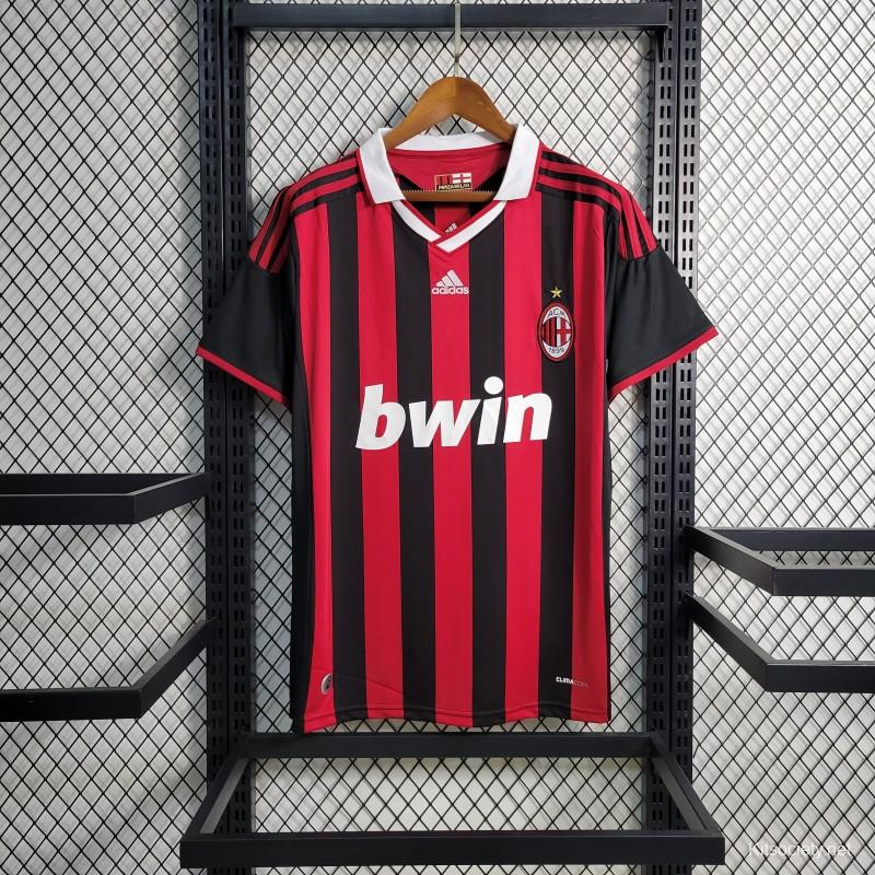 Retro 09/10 AC Milan Away White Jersey - Kitsociety