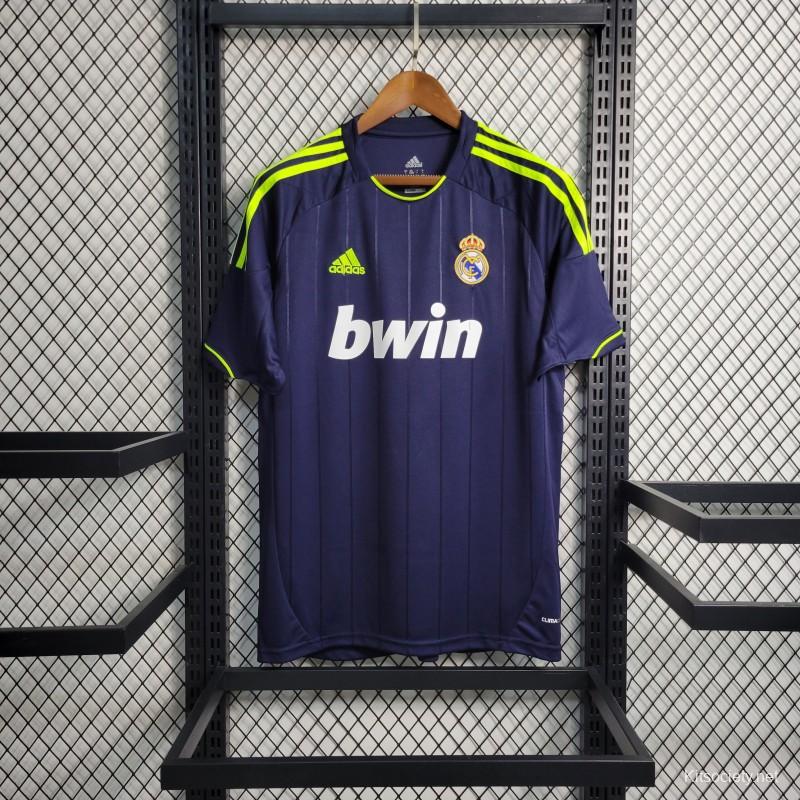 MENS ADIDAS FC REAL MADRID 2012/2013 JACKET TRAINING SOCCER FOOTBALL BLUE  SIZE L