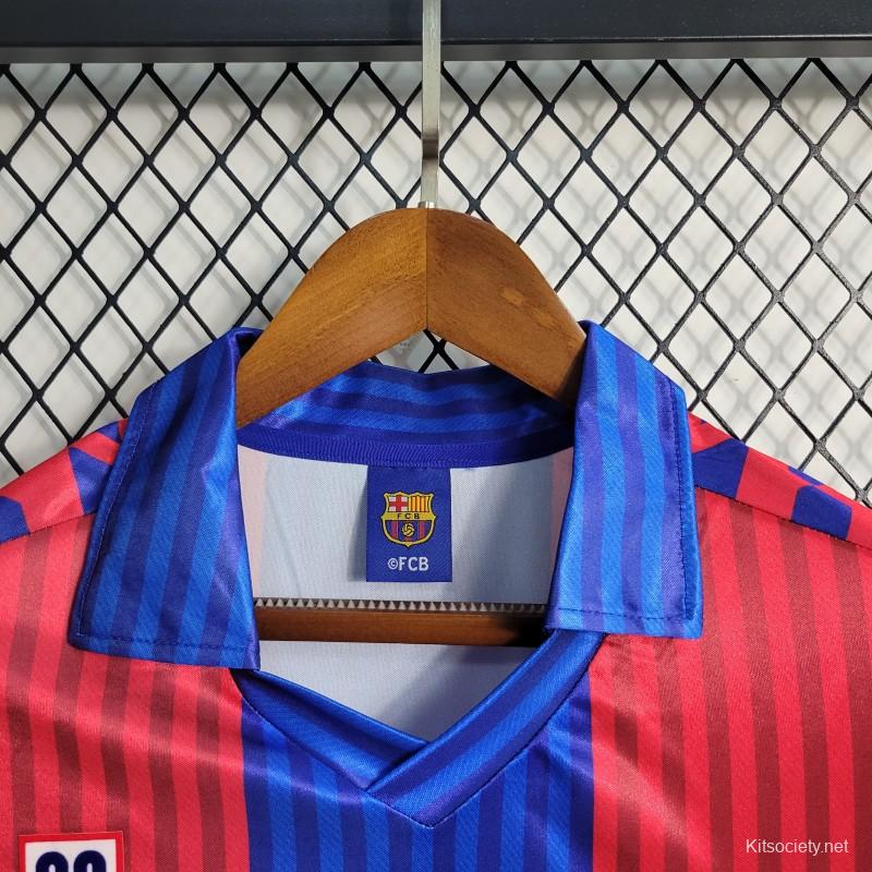 Retro 10/11 Barcelona Home Jersey - Kitsociety