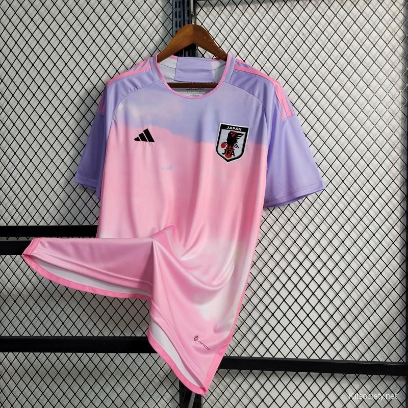 2023 Women Japan Away Pink Jersey - Kitsociety