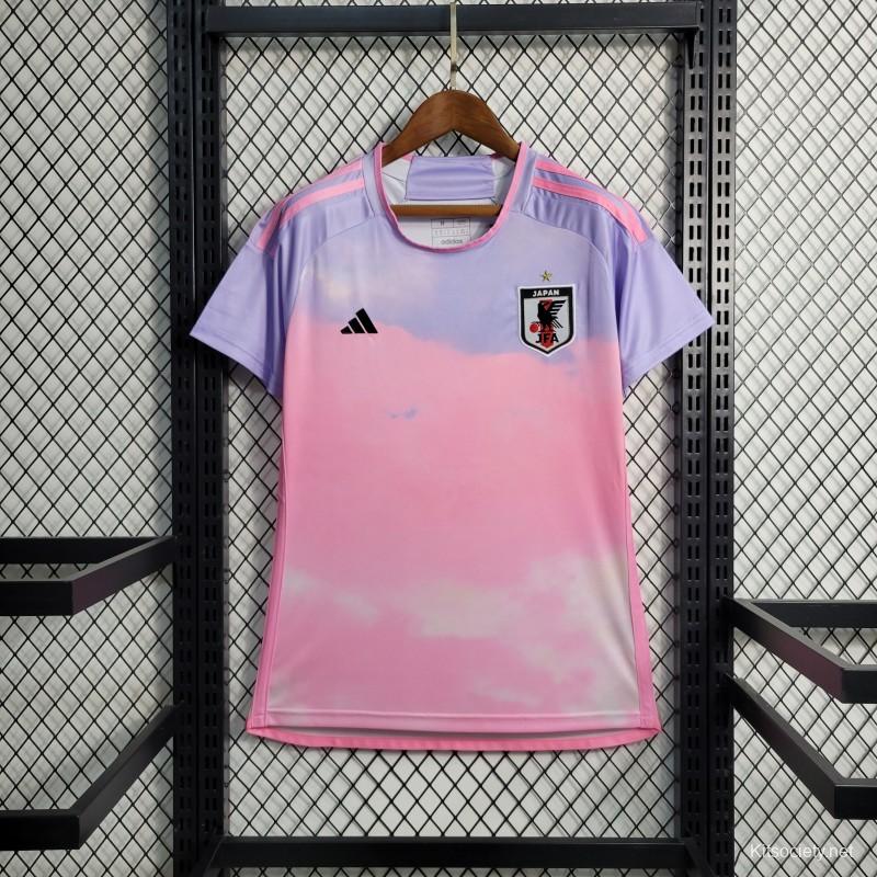 adidas Women's Japan 2023 Away Jersey - Pink / Purple