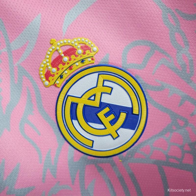 Real Madrid 2023/24 Dragon Edition Jersey Pink - Soccer Jerseys