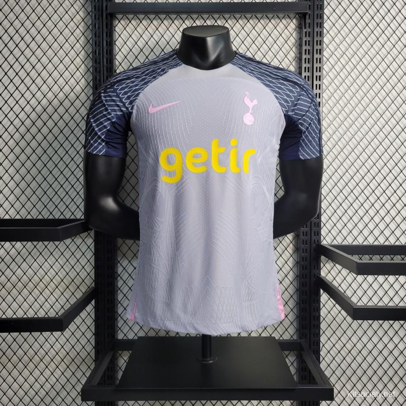 Player Version 23-24 Tottenham Hotspur Grey Training Jersey - Kitsociety