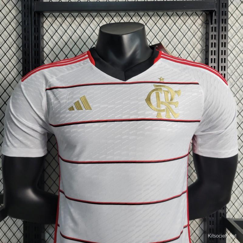 23-24 Women Flamengo White Training Jersey - Kitsociety